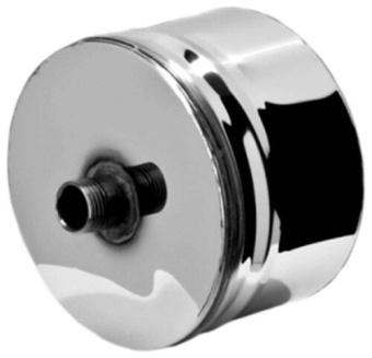 Заглушка с конденсатоотводом наружняя Ф120